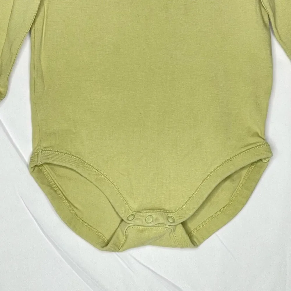 Gymboree Long Sleeve Bodysuit Green One Piece Vintage 2004 18-24 Months